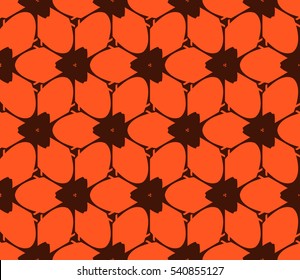 abstract seamless geometries pattern. Vector illustration. Orange color. for wallpaper. design page fill