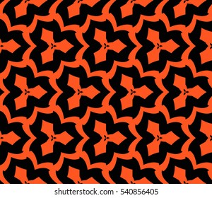 abstract seamless geometries pattern. Vector illustration. Orange color. for wallpaper. design page fill
