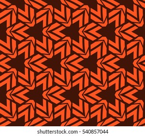 abstract seamless geometries pattern. Vector illustration. Orange color. for wallpaper. design page fill