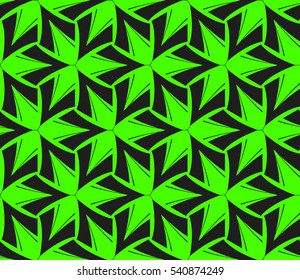 abstract seamless geometries pattern. Vector illustration. Green color. for wallpaper. design page fill