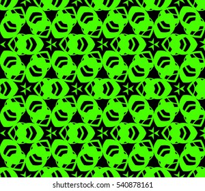 abstract seamless geometries pattern. Vector illustration. Green color. for wallpaper. design page fill