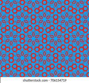 abstract seamless geometries pattern for wallpaper. design page fill. Vector illustration