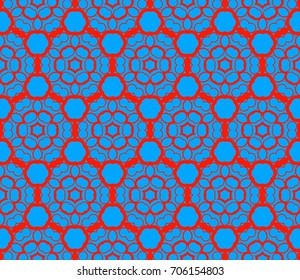 abstract seamless geometries pattern for wallpaper. design page fill. Vector illustration