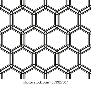 abstract seamless geometries pattern. White in black color. for wallpaper. design page fill. Vector illustration
