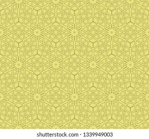 abstract seamless geometries pattern. Yellow color. for wallpaper. design page fill. Vector illustration