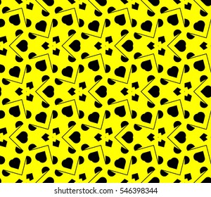 abstract seamless geometries pattern. Yellow color. for wallpaper. design page fill. Vector illustration