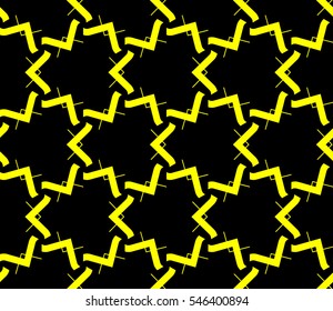 abstract seamless geometries pattern. Yellow color. for wallpaper. design page fill. Vector illustration