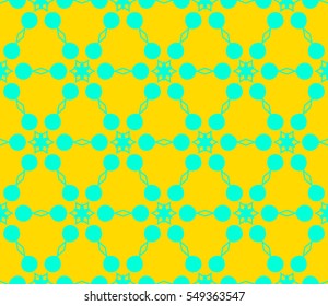 abstract seamless geometries pattern. Yellow color. for wallpaper. design page fill. Vector illustration