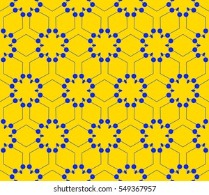 abstract seamless geometries pattern. Yellow color. for wallpaper. design page fill. Vector illustration