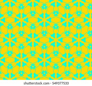 abstract seamless geometries pattern. Yellow color. for wallpaper. design page fill. Vector illustration