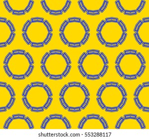 abstract seamless geometries pattern. Yellow color. for wallpaper. design page fill. Vector illustration