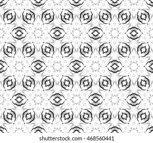 abstract seamless geometry shape flower. vector illustration. for design, card, wallpaper, textile