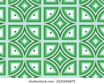 Abstrato cor verde sem costura padrão de fundo esquartejado
