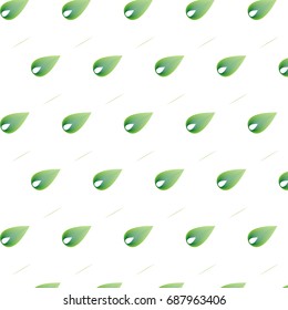 Abstract seamless green leaf modern vector pattern background wallpaper. 