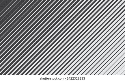 patrón de línea de grueso a fino gris transparente abstracto en gris blanco.