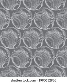 Abstract seamless grunge background. Openwork spheres. Vector illustration