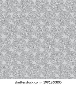 Abstract seamless grunge background. Openwork spheres. Vector illustration