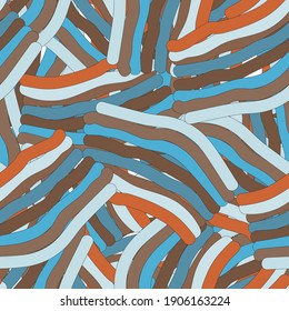 Abstract seamless grunge geometric pattern. Textured repeated print for fashion textile clothes, qrapping paper