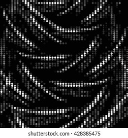 Abstract seamless grunge grid polka dot background pattern. Spotted halftone line vector illustration