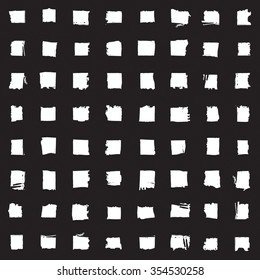 Abstract seamless seamless grunge hand drawing texture with horizontal and vertical stripes in row. Vector illustration.