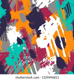 Abstract seamless grunge pattern. 