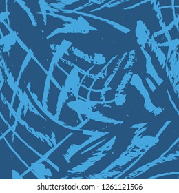 Abstract seamless grunge pattern for textile, clothes, wrapping paper.