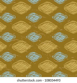 Abstract seamless grunge pattern. Texture in retro colors