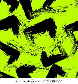 Abstraktes nahtloses Grunge-Sportmuster für Mädchen und Jungen. Kreative, farbige Tapete mit Streifen, Linien, Punkten. Grunge Sport urbaner Hintergrund für Textilien, Sportbekleidung. Mode-Grunge-Sport-Stil.