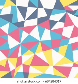 Abstract seamless grunge urban pattern. Bright background. Geometric repeated backdrop for  textile, clothes. Original wallpaper