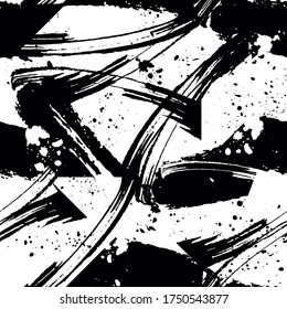 Abstract seamless grungy  pattern. Grunge textured 