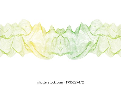 Abstract seamless guilloche pattern. Vector complex gradient lines texture. Element for design project certificate, diploma, official document, official document