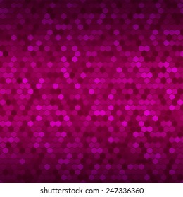 Abstract Seamless Halftone Comb Dots. Light Disco Club Fun Holiday Pattern. Bright Sparkle Party Vector Background