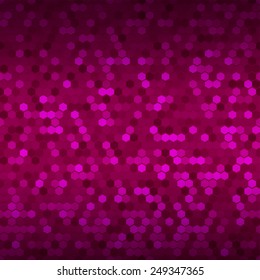 Abstract Seamless Halftone Comb Dots. Light Disco Club Fun Holiday Pattern. Bright Sparkle Party Vector Background