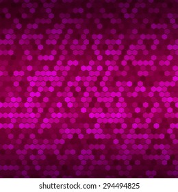 Abstract Seamless Halftone Comb Dots. Light Disco Club Fun Holiday Pattern. Bright Sparkle Party Vector Background