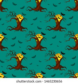 Abstract seamless halloween coffin pattern for girls or boys. Creative vector pattern with coffin, halloween. Funny halloween coffin pattern for textile and fabric. Fashion style. Colorful picture.
