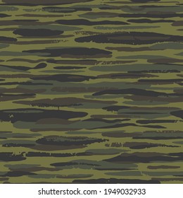 Abstract seamless hand drawn background with stroke line. Grunge camo pattern. Vector texture 