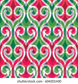 Abstract seamless hand drawn background pattern