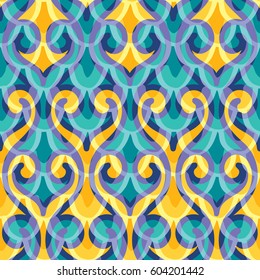 Abstract seamless hand drawn background pattern