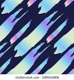 Abstract seamless hand drawn brush pattern