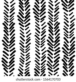 Abstract seamless hand drawn geometric pattern for your design