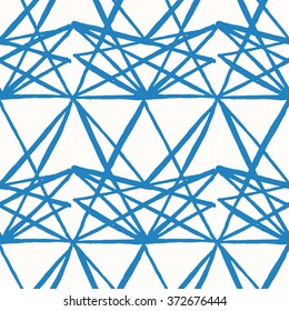 Abstract seamless hand drawn pattern
