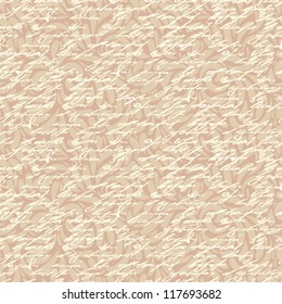 Abstract seamless hand write pattern with floral ornament