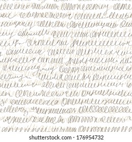 Abstract seamless hand write pattern