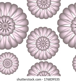 Abstract seamless hand-drawn vector background.
