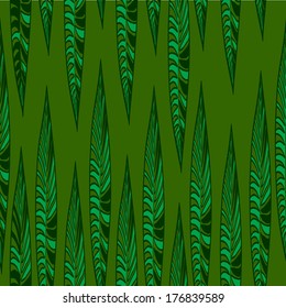 Abstract seamless hand-drawn vector background.