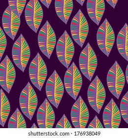 Abstract seamless hand-drawn vector background.