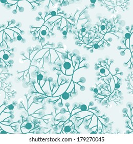 Abstract seamless hand-drawn vector background.