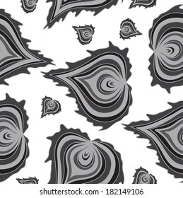 Abstract seamless hand-drawn vector background.