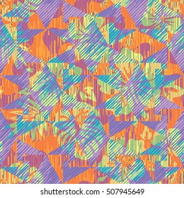 Abstract seamless hawaiian pattern