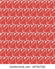 Abstract seamless heart pattern.